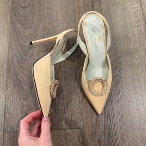 Bruno Magli Tan Desiree Heels 39.5